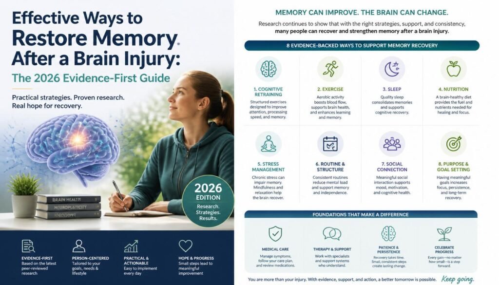Effective Ways to Restore Memory After a Brain Injury: The 2026 Evidence-First Guide