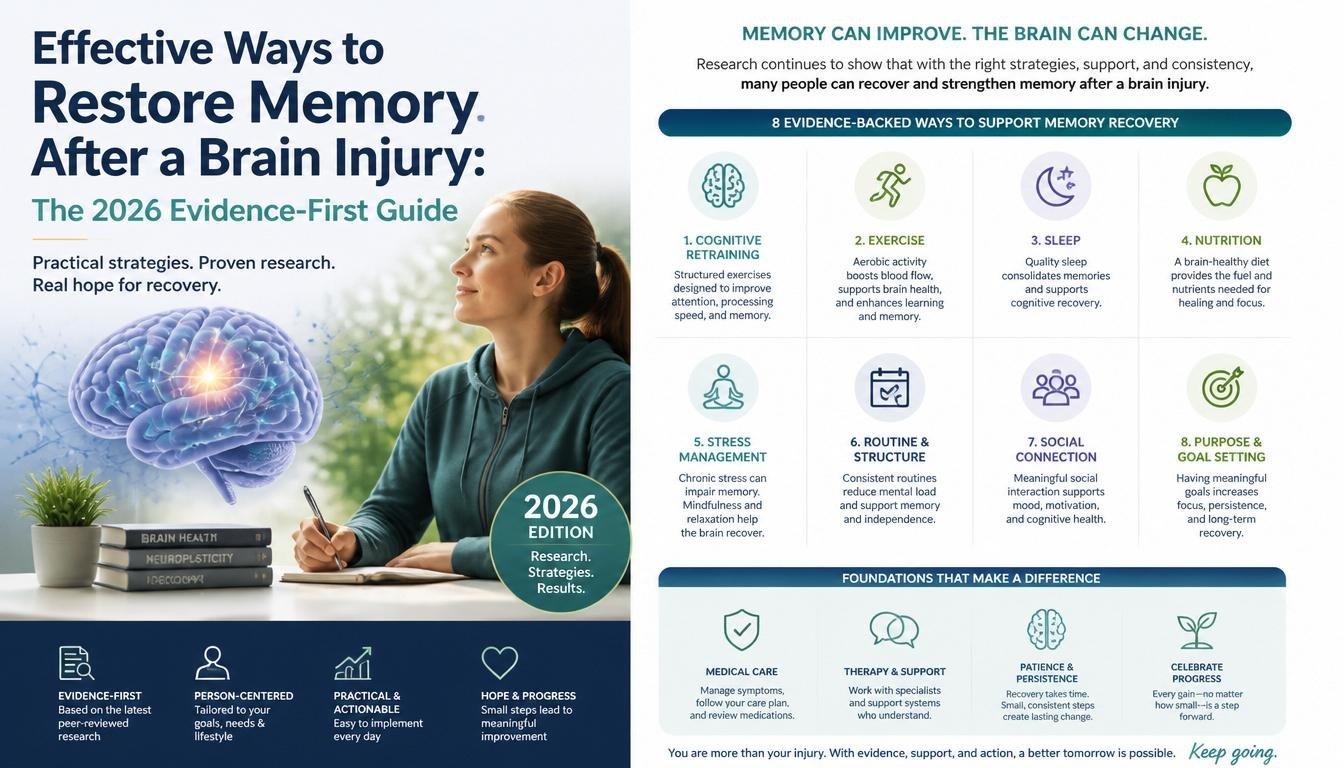 Effective Ways to Restore Memory After a Brain Injury The 2026 Evidence_First Guide
