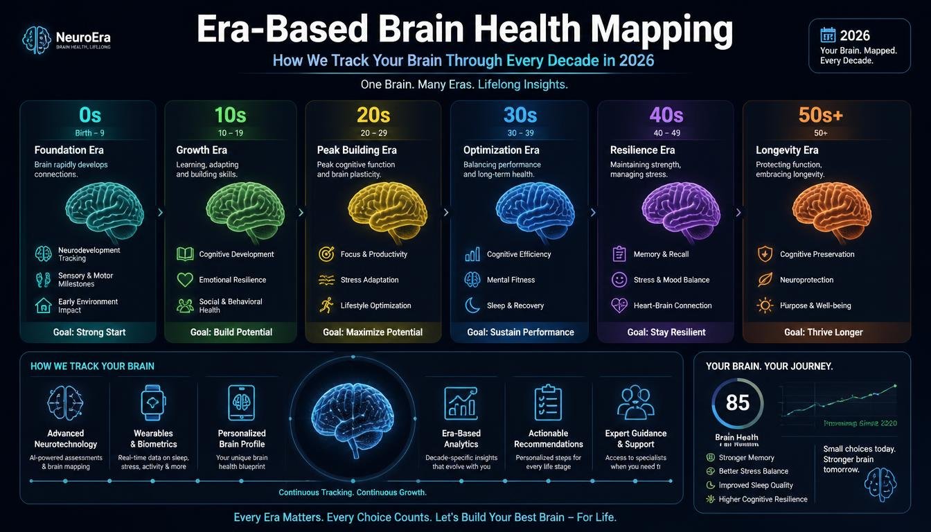 Era-Based Brain Health Mapping: How We Track Your Brain Through Every Decade in 2026