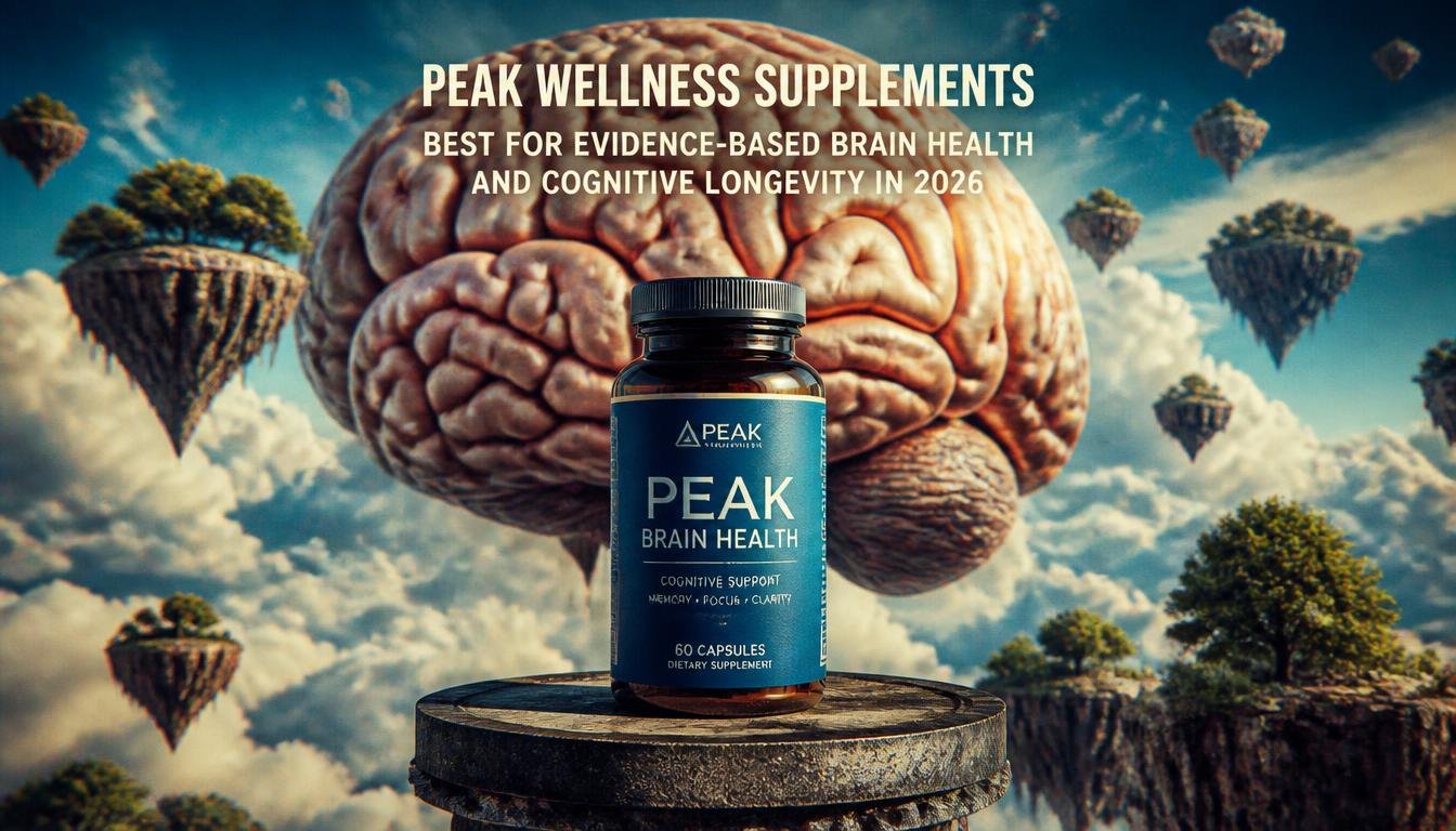 Peak Wellness Supplements: Best for Evidence-Based Brain Health and Cognitive Longevity in 2026