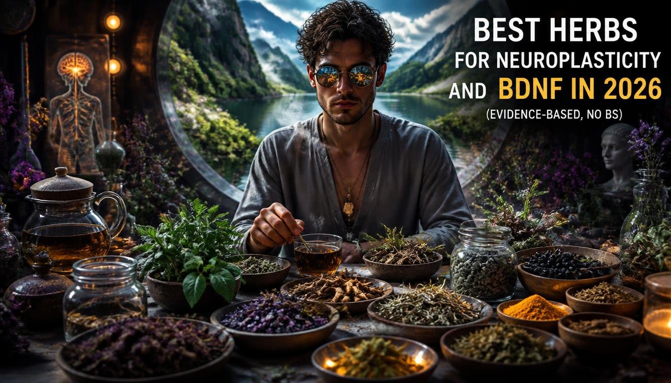 Best Herbs for Neuroplasticity and BDNF in 2026 (Evidence-Based, No BS)