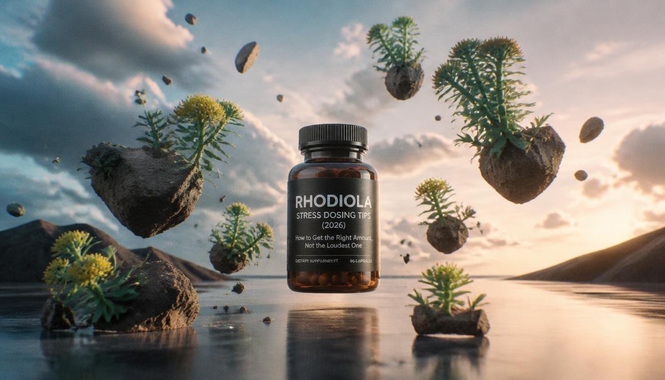 Rhodiola Stress Dosing Tips (2026): How to Get the Right Amount, Not the Loudest One